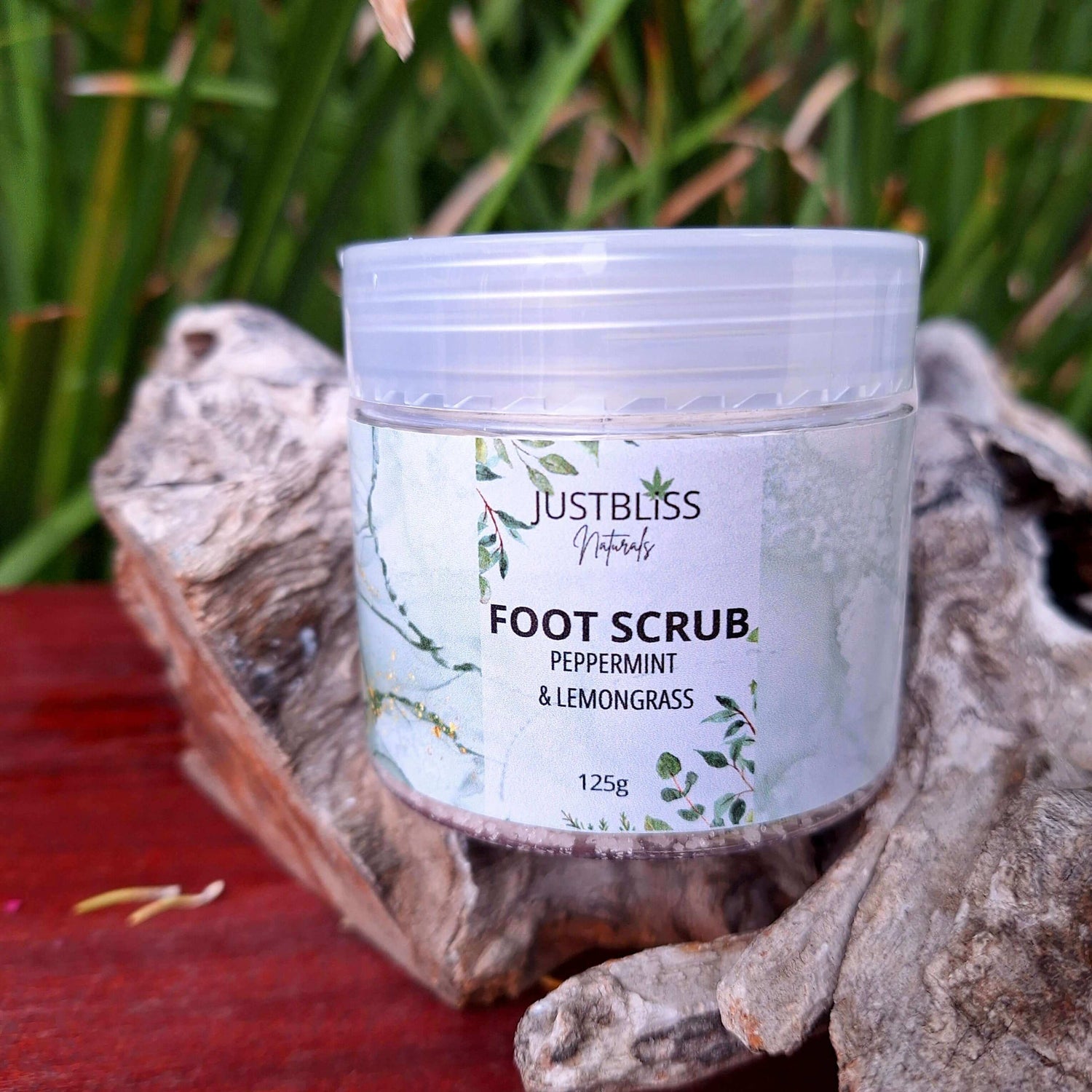 COMBO FOOT CARE: Peppermint & Lemongrass (Soak, Scrub & Balm) - JUSTBLiSS Naturals