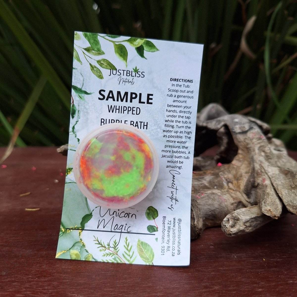 Bath & Shower Mousse Sample, 10ml, natural cleansing, nourishing, skin revitalizing foam.