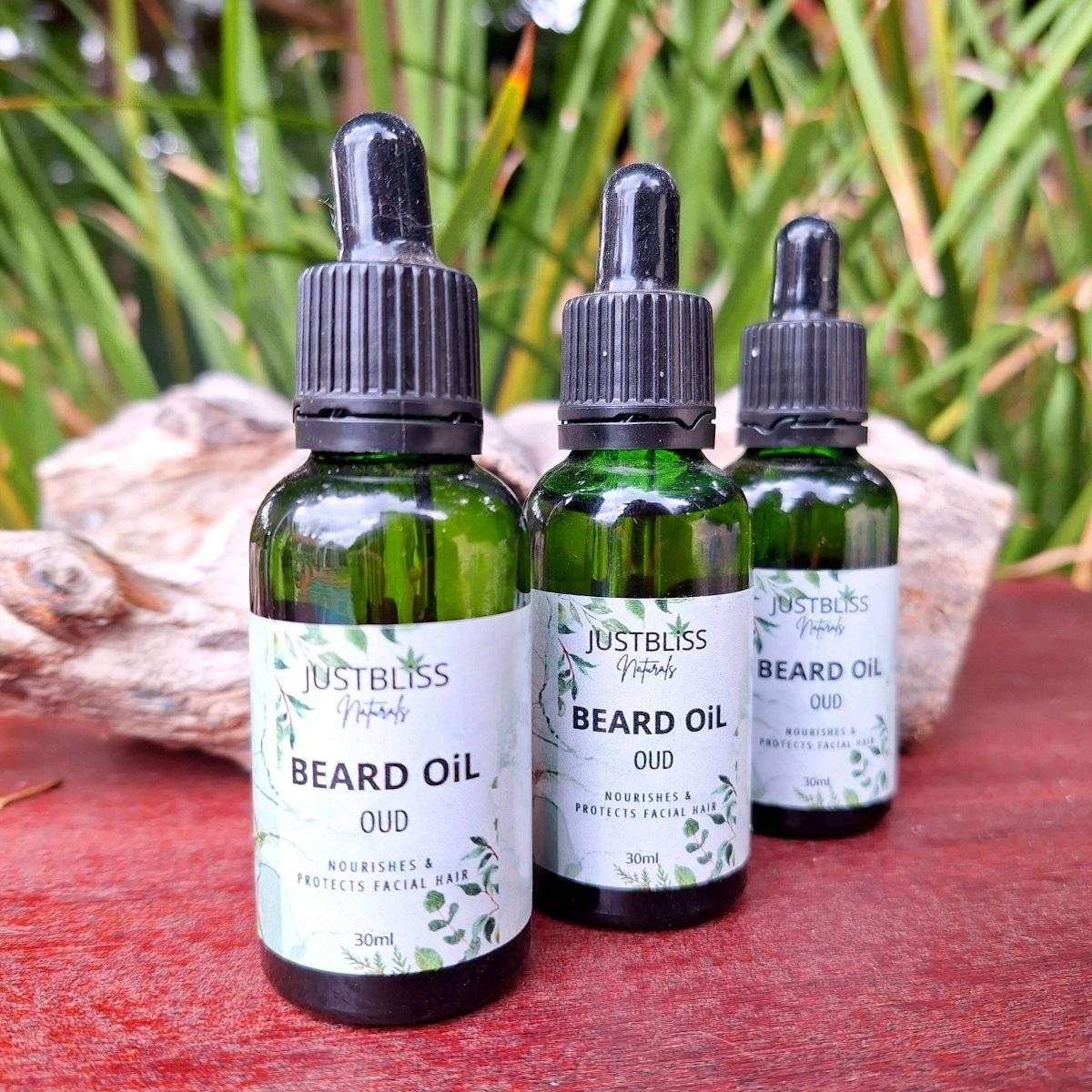 BEARD OIL: Oud - JUSTBLiSS Naturals