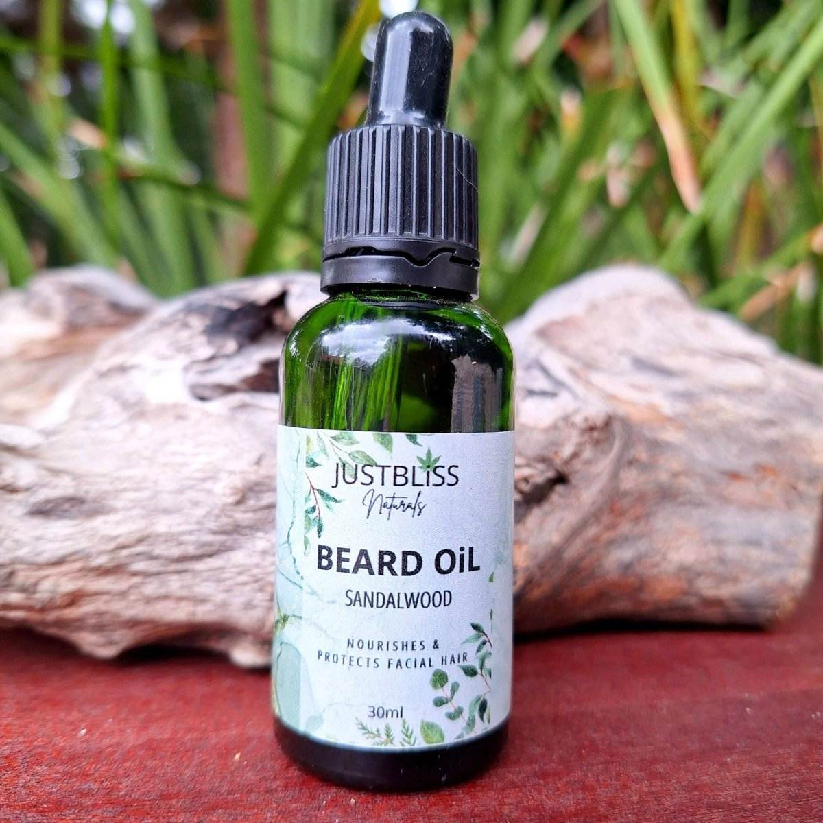 BEARD OIL: Sandalwood - JUSTBLiSS Naturals