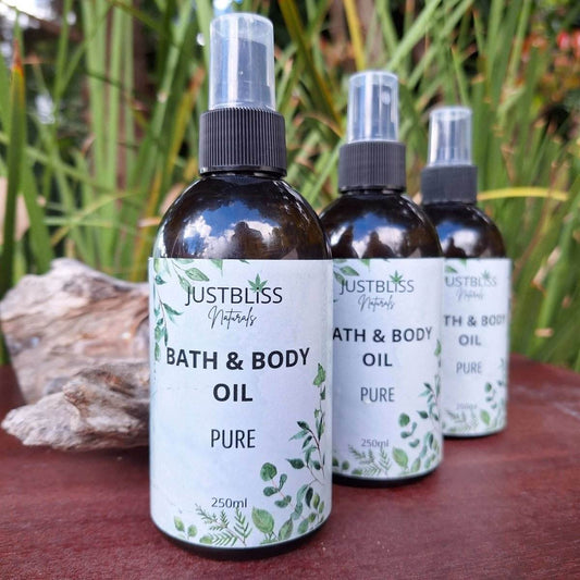 BODY OIL: Pure (Unfragranced) - JUSTBLiSS Naturals