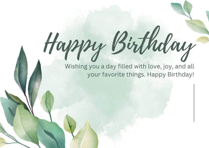 DIGITAL DOWNLOADS: Birthday - JUSTBLiSS Naturals