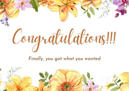 DIGITAL DOWNLOADS: Congratulations - JUSTBLiSS Naturals