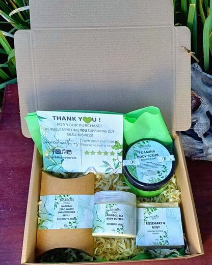 GIFT BOX: Rosemary & Mint Box 2 - JUSTBLiSS Naturals