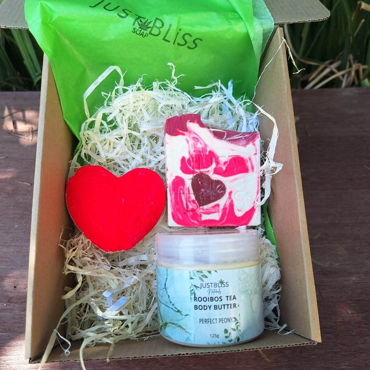 GIFT BOX: Valentines (Perfect Peony) - JUSTBLiSS Naturals