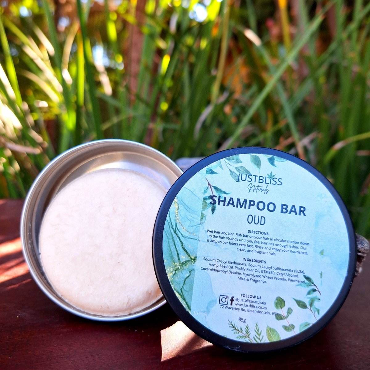 HAIR CARE: SHAMPOO BARS IN TIN - JUSTBLiSS Naturals