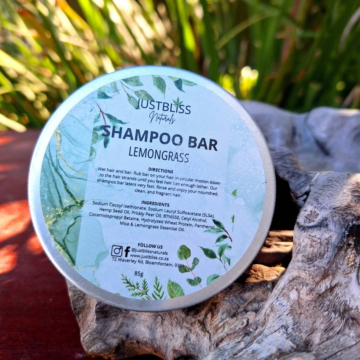 HAIR CARE: SHAMPOO BARS IN TIN - JUSTBLiSS Naturals