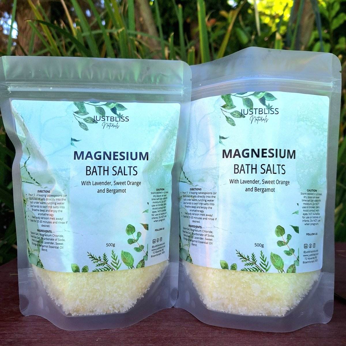 HEALTH: Magnesium Bath Salt - JUSTBLiSS Naturals