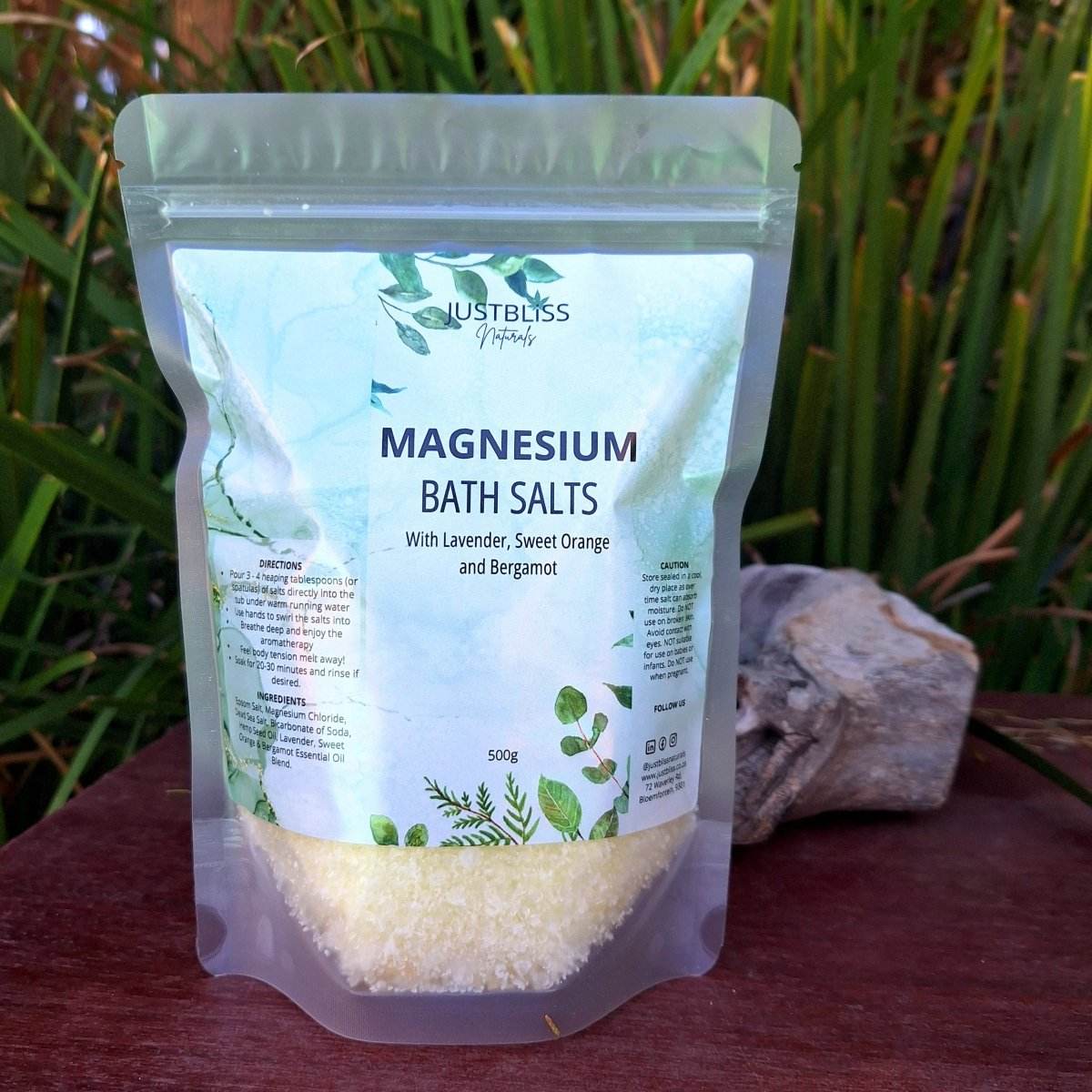 HEALTH: Magnesium Bath Salt - JUSTBLiSS Naturals