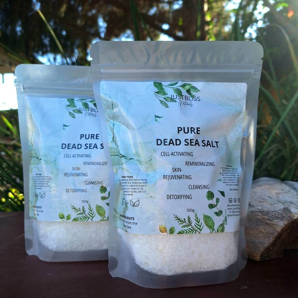 HEALTH: Pure Dead Sea Salt - JUSTBLiSS Naturals