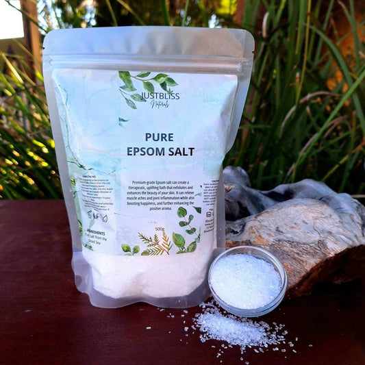 HEALTH: Pure Epsom Salt - JUSTBLiSS Naturals