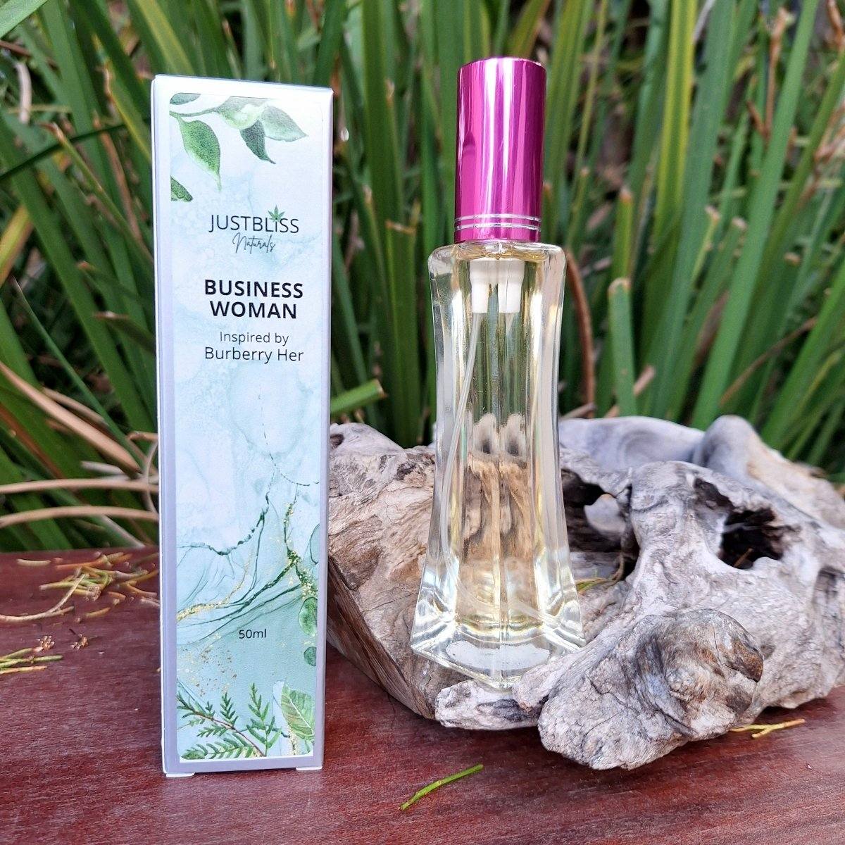 PERFUME: Business Woman (Inspired by Burberry Her) - 50ml - JUSTBLiSS Naturals