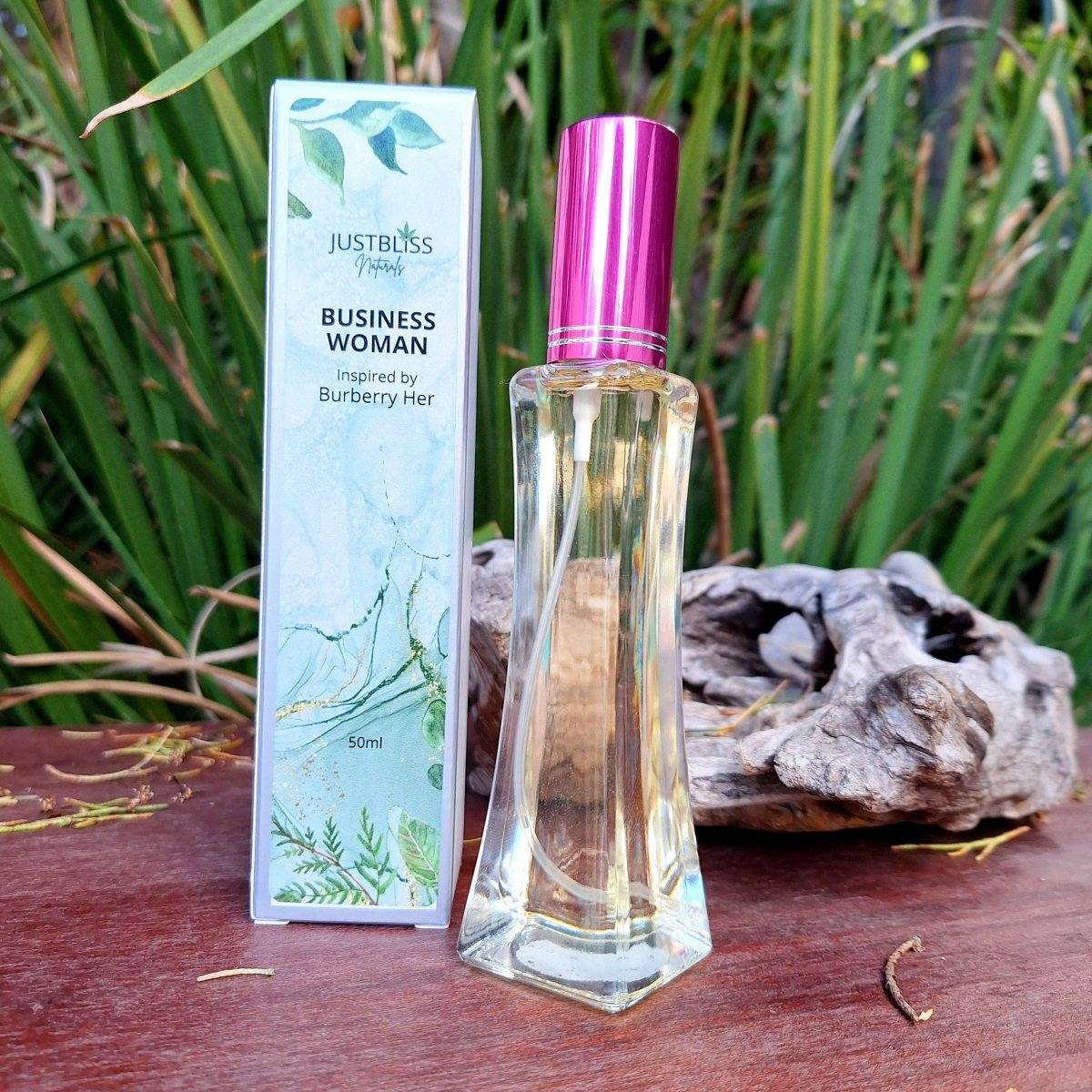 PERFUME: Business Woman (Inspired by Burberry Her) - 50ml - JUSTBLiSS Naturals