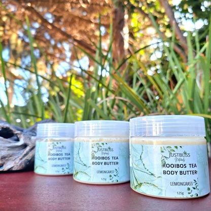 Rooibos Tea BODY BUTTER: Lemongrass - JUSTBLiSS Naturals