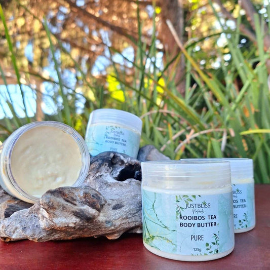 Rooibos Tea BODY BUTTER: Pure (Sensitive Skin) - JUSTBLiSS Naturals