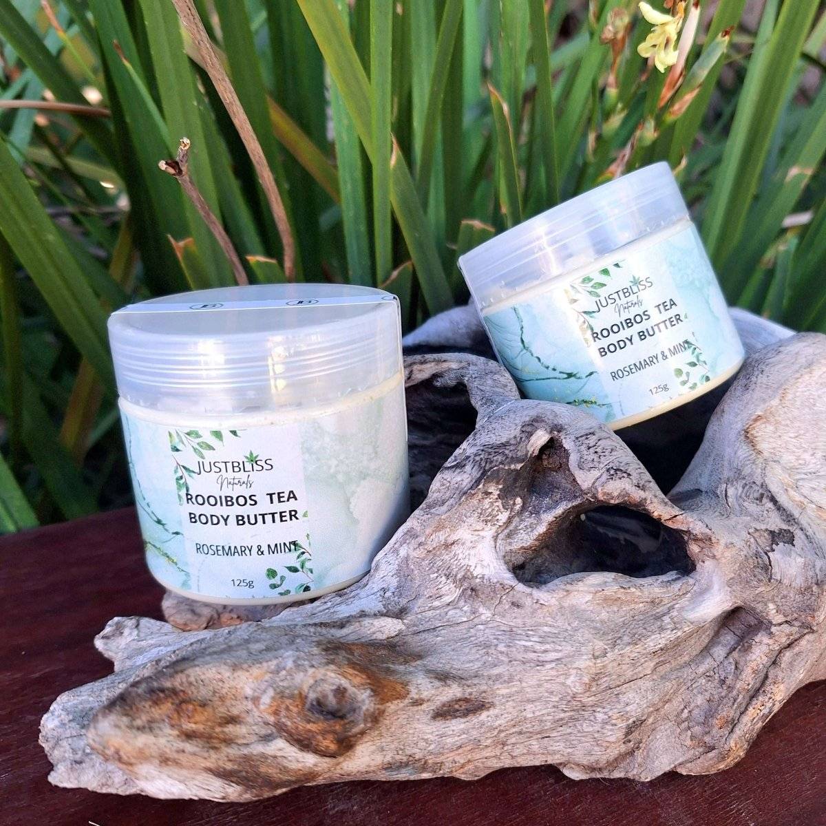 Rooibos Tea BODY BUTTER: Rosemary & Mint - JUSTBLiSS Naturals