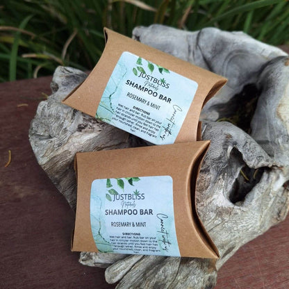 SHAMPOO BAR: Rosemary & Mint (Travel Size) - JUSTBLiSS Naturals