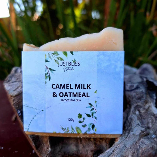 SOAP BAR: Camel Milk & Oatmeal (Sensitive Skin) - JUSTBLiSS Naturals