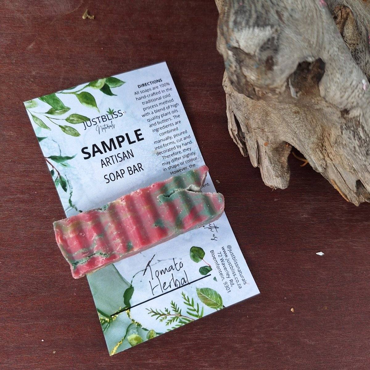 SOAP BAR: Sample - JUSTBLiSS Naturals