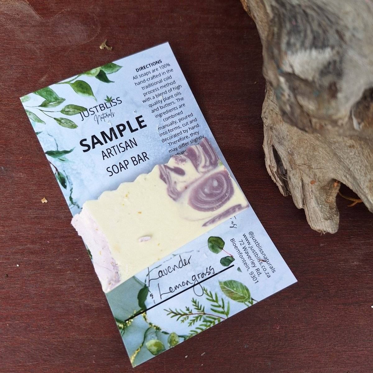 SOAP BAR: Sample - JUSTBLiSS Naturals