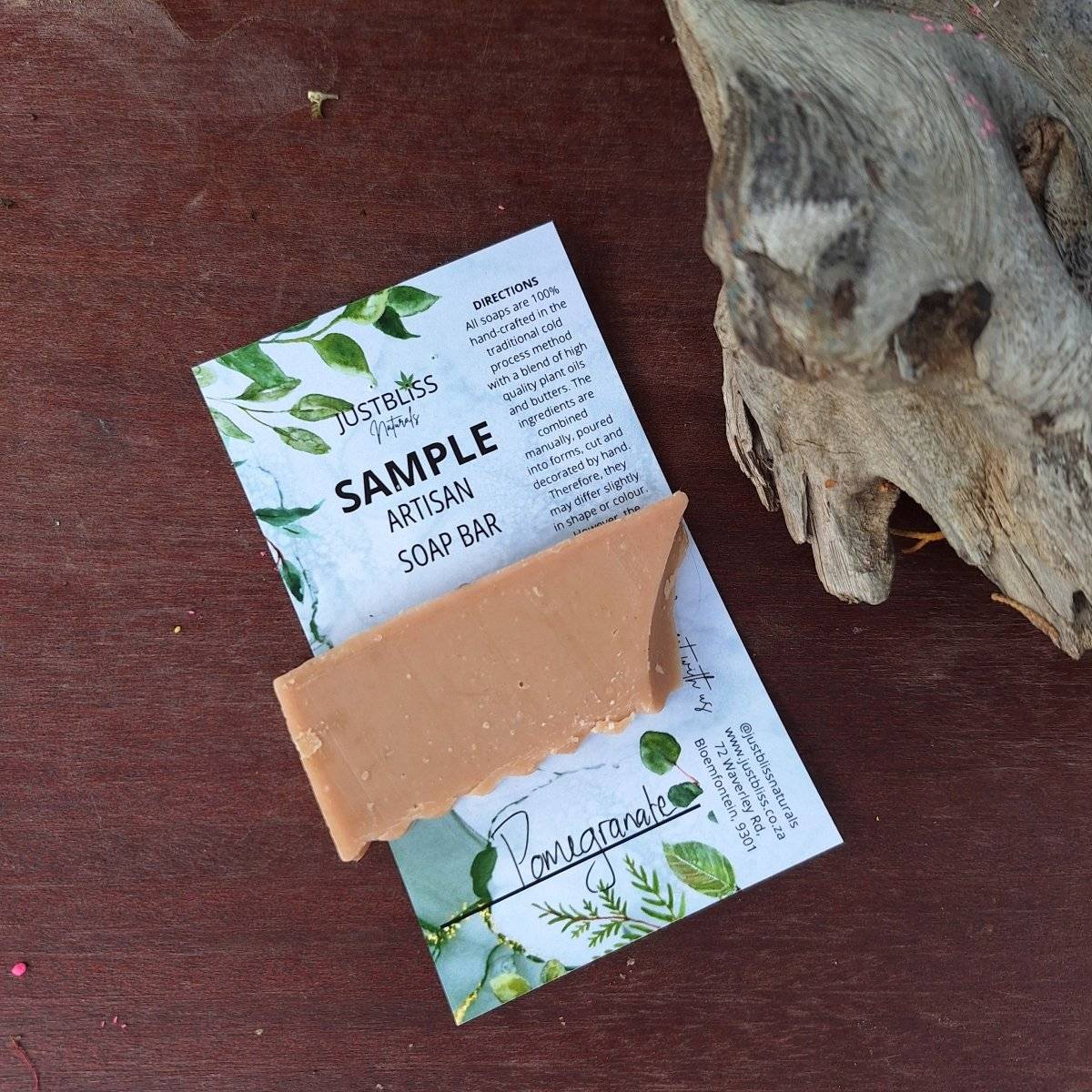 SOAP BAR: Sample - JUSTBLiSS Naturals