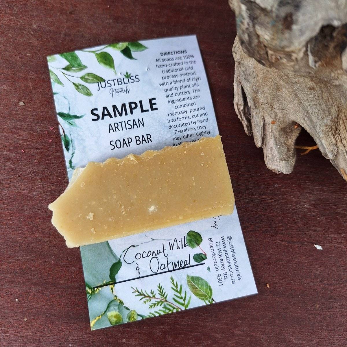 SOAP BAR: Sample - JUSTBLiSS Naturals