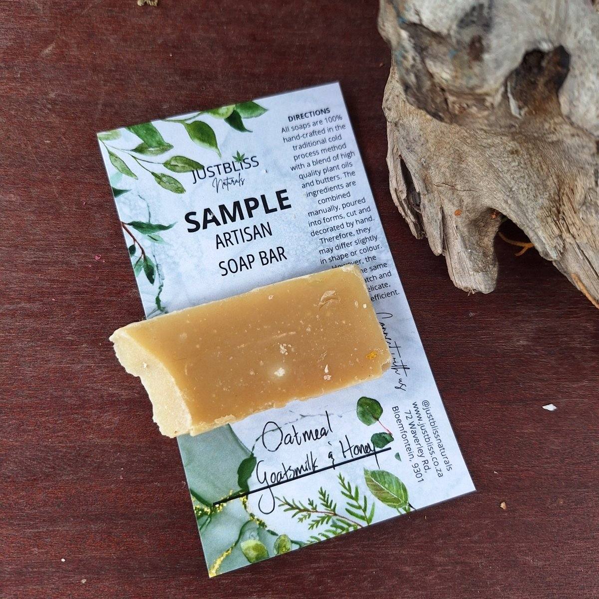 SOAP BAR: Sample - JUSTBLiSS Naturals