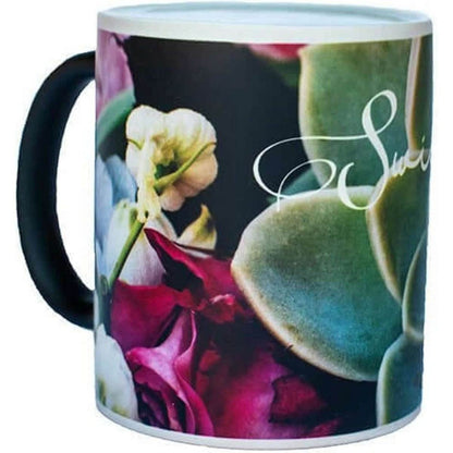 SWIER COLOUR CHANGING MUG: Flower Crochet - JUSTBLiSS Naturals