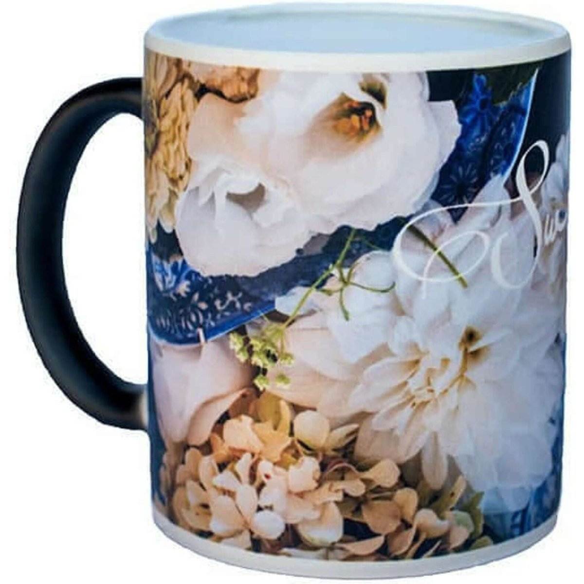 SWIER COLOUR CHANGING MUG: Flower Delft - JUSTBLiSS Naturals