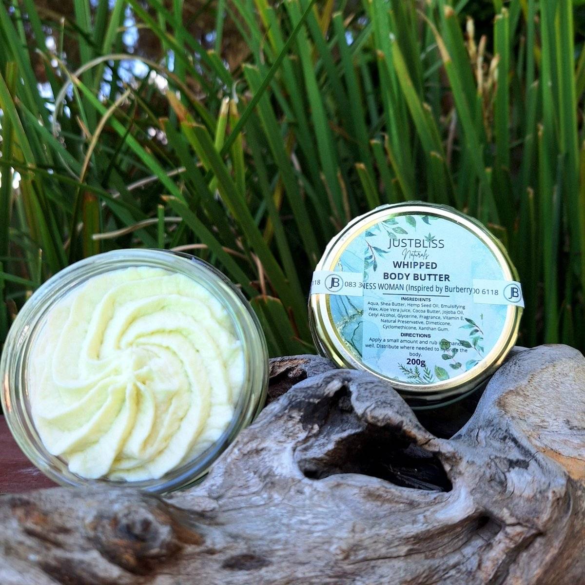 WHIPPED BODY BUTTER: Business Woman (Inspired by Burberry Her) (200g) - JUSTBLiSS Naturals