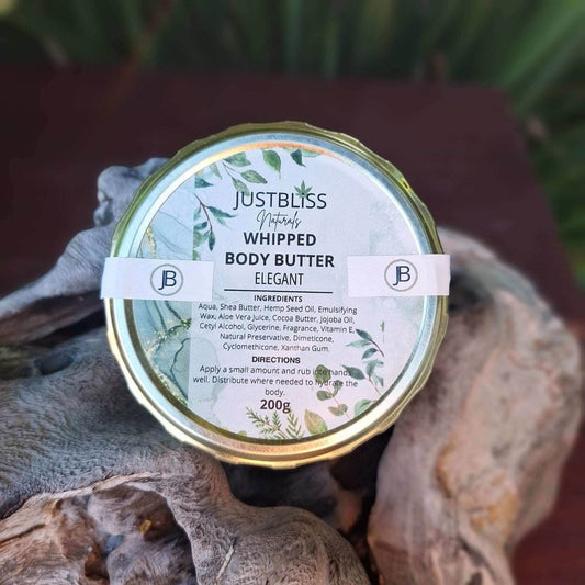 WHIPPED BODY BUTTER: Elegant (200g) - JUSTBLiSS Naturals