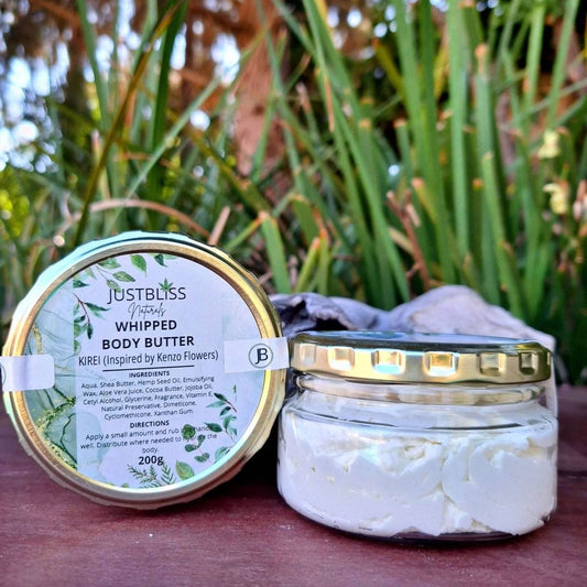 WHIPPED BODY BUTTER: Kirei (Inspired by Kenzo Flowers) - JUSTBLiSS Naturals