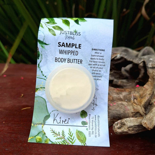 WHIPPED BODY BUTTER: Sample - 10ml - JUSTBLiSS Naturals